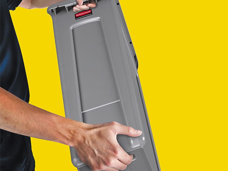 Cleaning And Hygiene Rubbermaid Vented Slim Jim Can 23 Gal - Beige 4 Cleaning And Hygiene Rubbermaid Vented Slim Jim Can 23 Gal - Beige -Mabrook Hotel Supplies Sales Store slim jim features 03