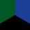 Black/Blue/Green