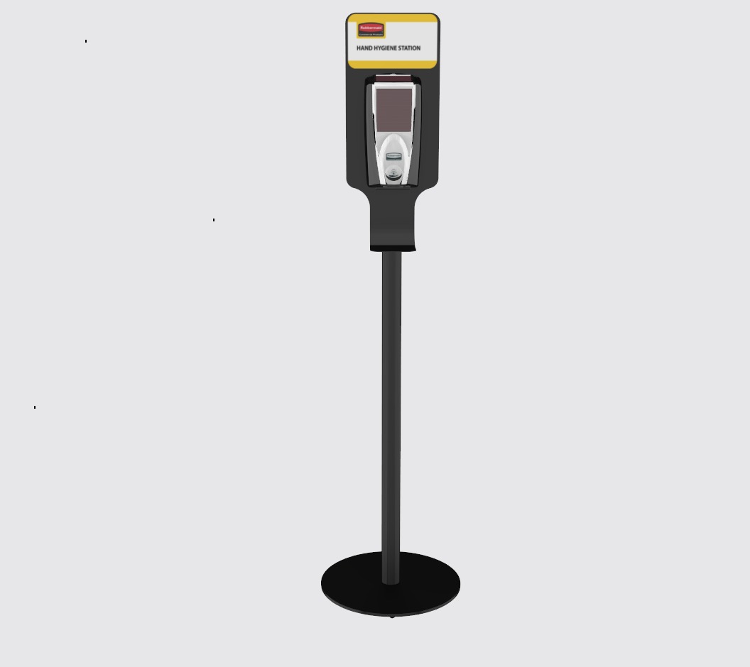 AutoFoam Premium Floor Stand with AutoFoam LumeCel™ Dispenser