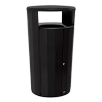 Rubbermaid Commercial Products Part # 1901999 - Rubbermaid Commercial  Products Slim Jim Step-On Black 24 Gal. Stainless Steel Front Step Trash Can  - Waste Containers & Trash Cans - Home Depot Pro