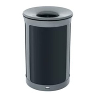 RUBBERMAID - FG253100BLA - Paletta per la polvere executive series ™ lobby  pro® con manico lungo nero - 086876156164