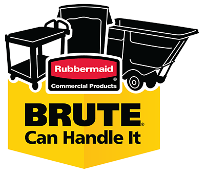 Rubbermaid Commercial Products Brute Rollout Plastic Trash/Garbage