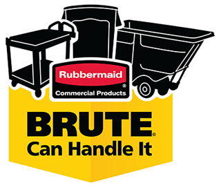 Rubbermaid Commercial Products Brute 50 Gal. Grey Rollout Trash Can with  Lid FG9W2728GRAY - The Home Depot