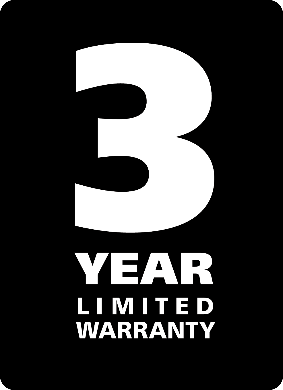 3-Year Limited Warranty (Bristles Not Covered)